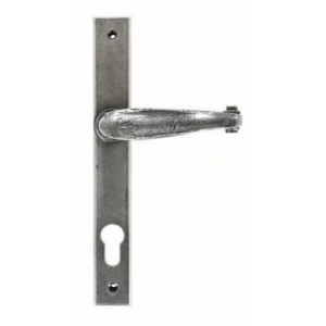 Cottage Slim Lever Lever Multipoint Door Handles - 92mm PZ